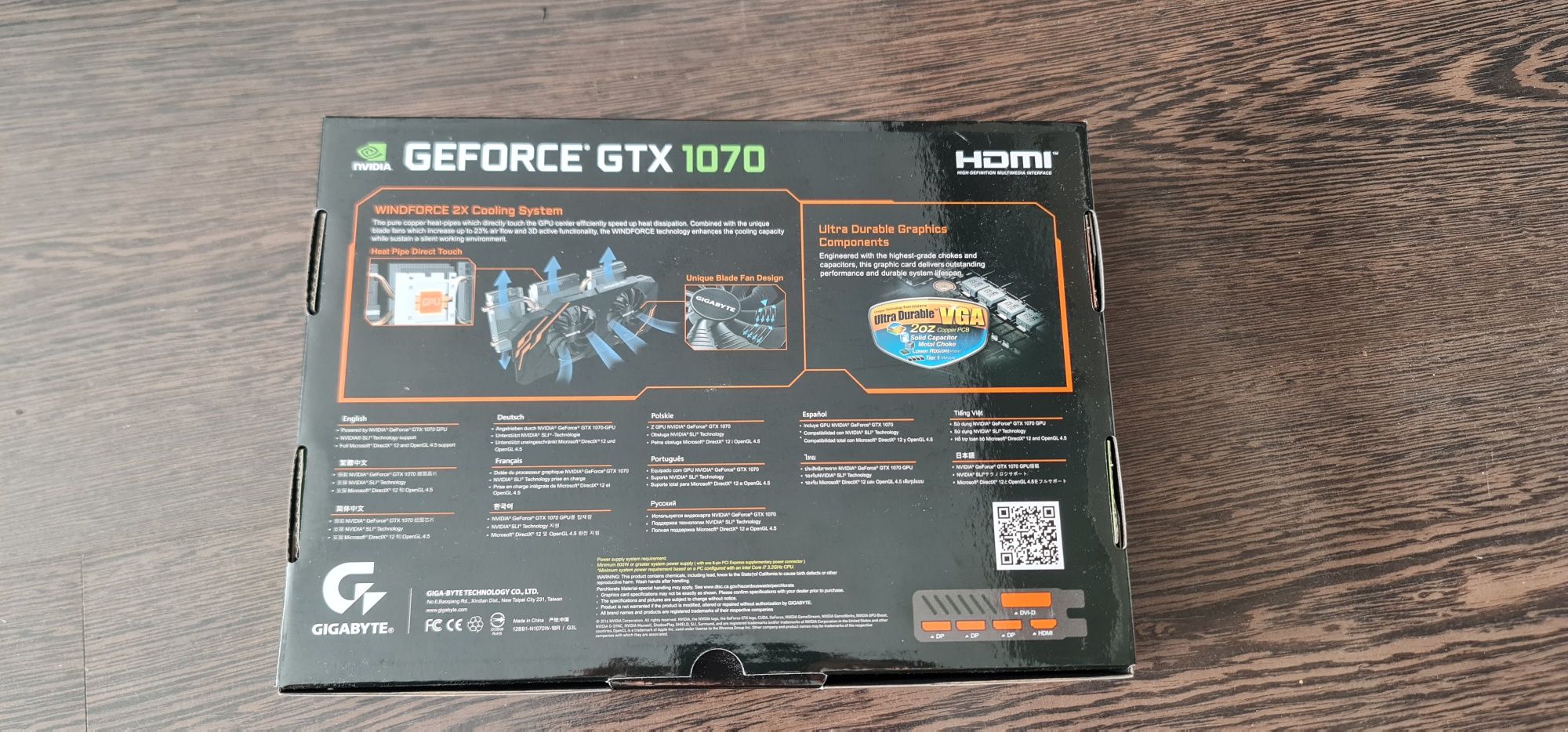 Gigabyte GTX 1070 karta graficzna GeForce