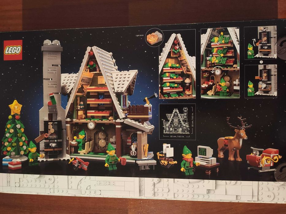 Lego Natal 10293 Visita do Pai Natal 10275 Casa dos Elfos