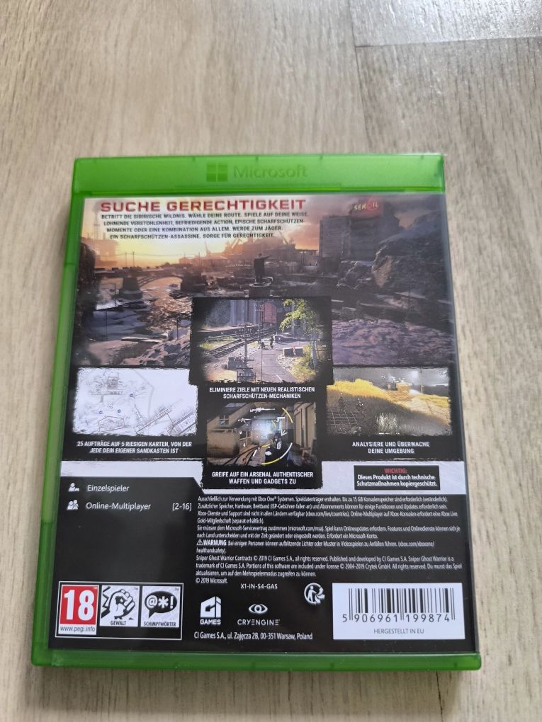 xbox one / xbox series sniper contracts