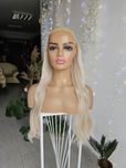 Długie clip in flip in jasny blond 55 cm naturlany efekt zagęszczenia