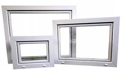 Okno 700 x 400 INWENTARSKIE Piwniczne Białe Antracyt Złoty Dąb Orzech