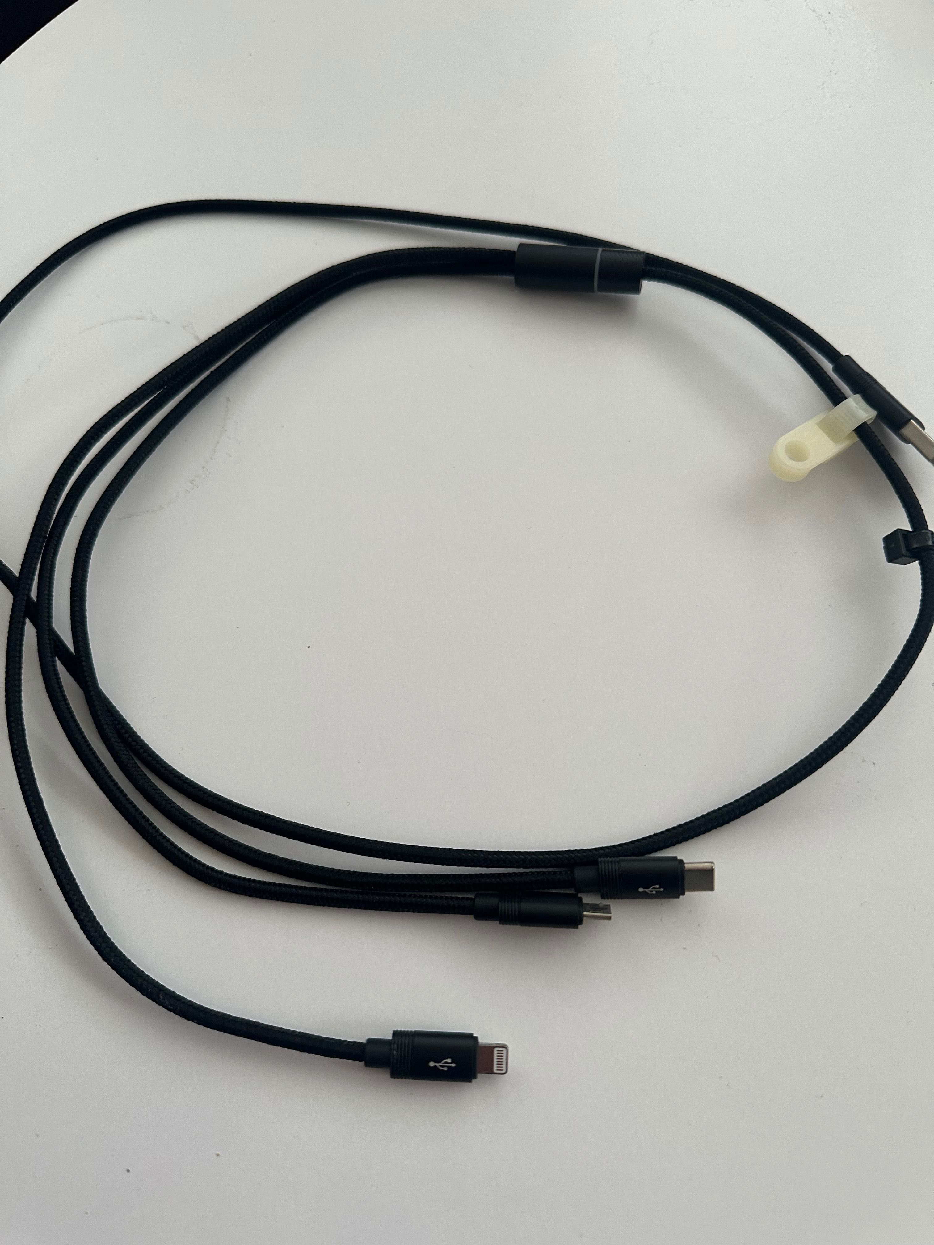 Ładowarki do Telefonu 3 w 1 USB-C, Iphone i Micro USB
