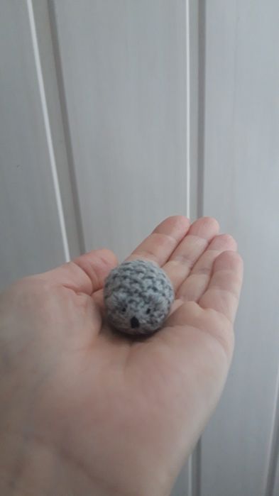 Вязаная игрушка, ёжик