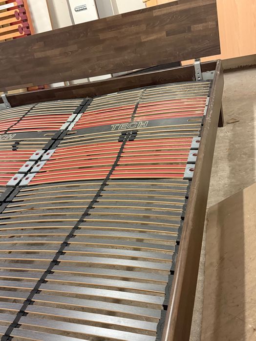 Stylowe drewniane łóżko 220x200 + stelaże z Niemiec DOWÓZ DO DOMU