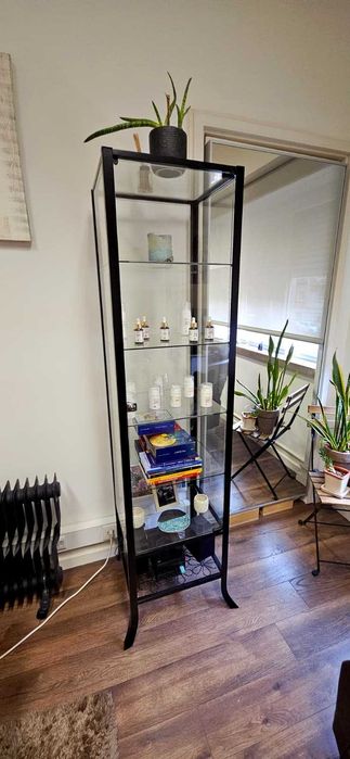 armário, vitrine em vidro com fechadura