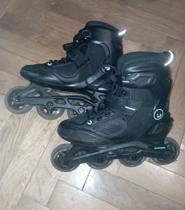 Oxelo Rolki Black +torebka