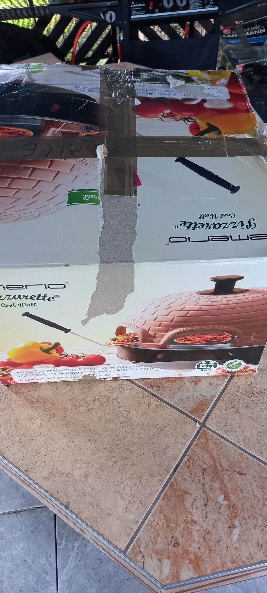 Piec elektryczny do pizzarette  PIZZA GUSTO 1200W
