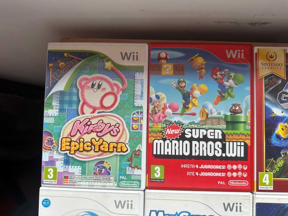 Jogos WII Originais – Coleção Completa em Excelente Estado
