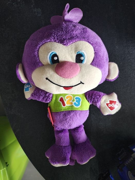 Grająca małpka fisher price