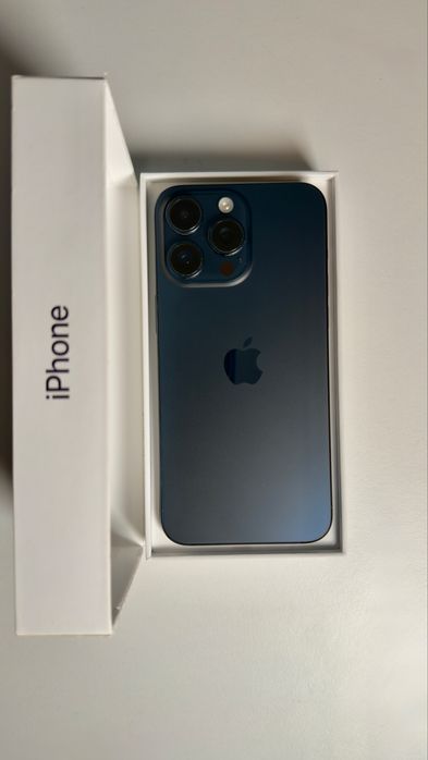 iPhone 15 Pro Max 256GB – Blue Titanium (Como Novo, com Garantia)