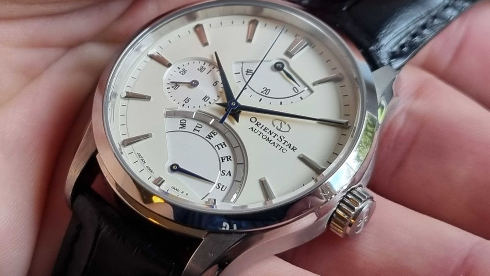 Orient Star Retrograde - Stan Perfekcyjny - Wysoki model- Pełen zestaw