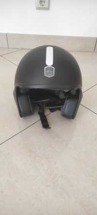 Capacete preto Mota Exklusiv