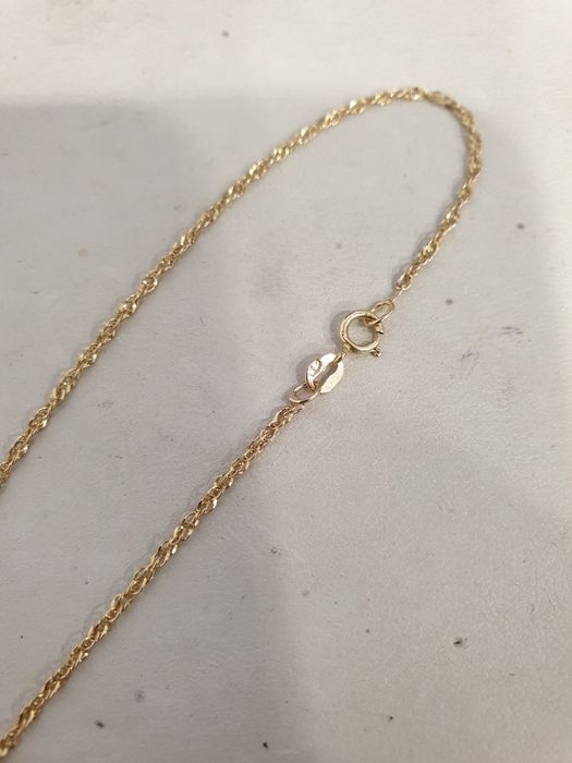 Złota damska  bransoletka 585 Dł 22cm