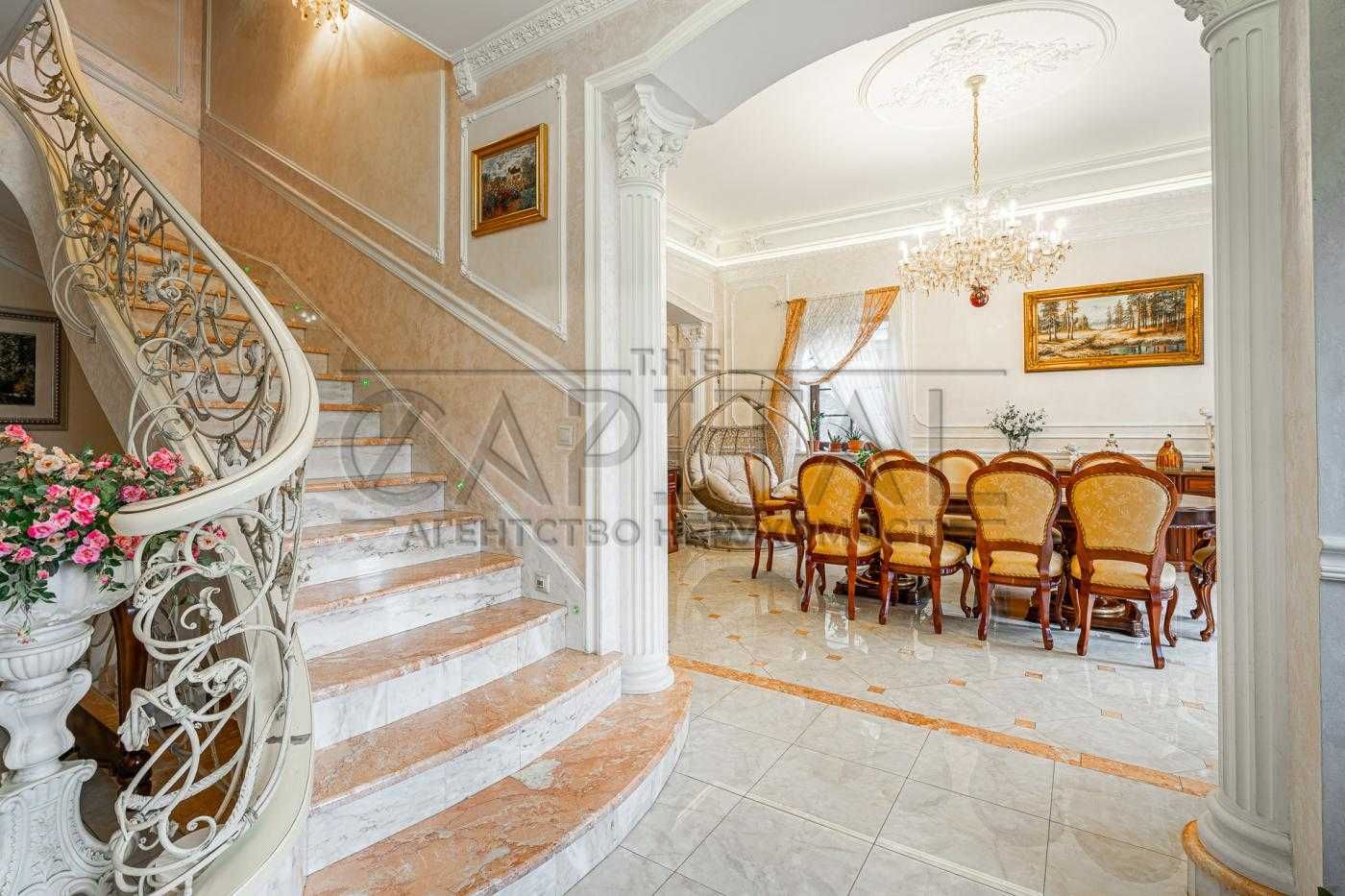 Розкішний маєток 700 м² з басейном сауною Київ вул. Брусилівська