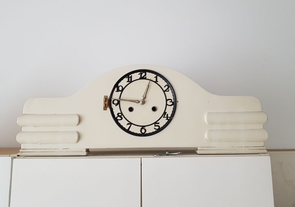 Zabytkowy zegar kominkowy tzw łódzki