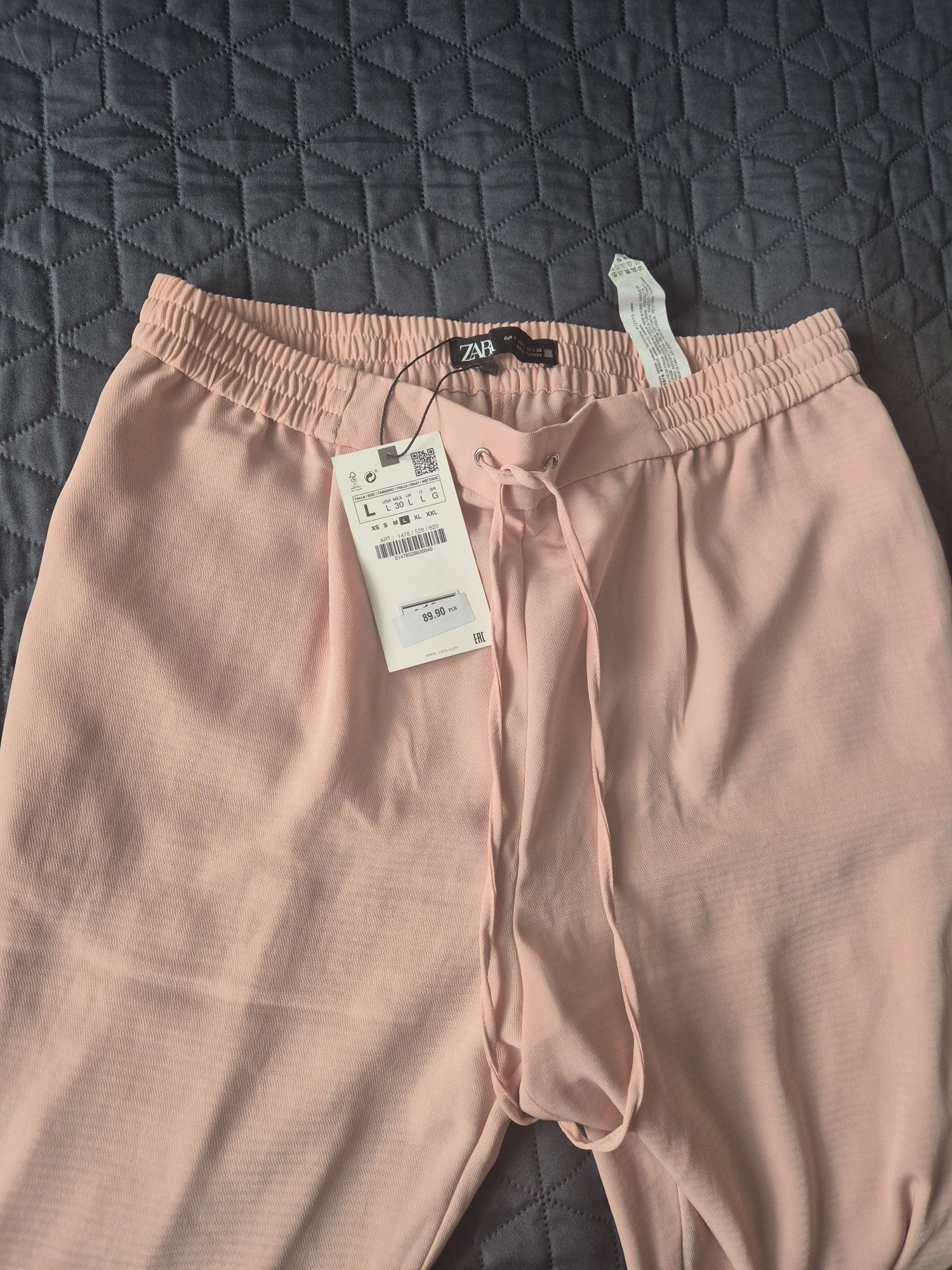 Spodnie Zara x 4 okazja NOWE Rozmiar L paka