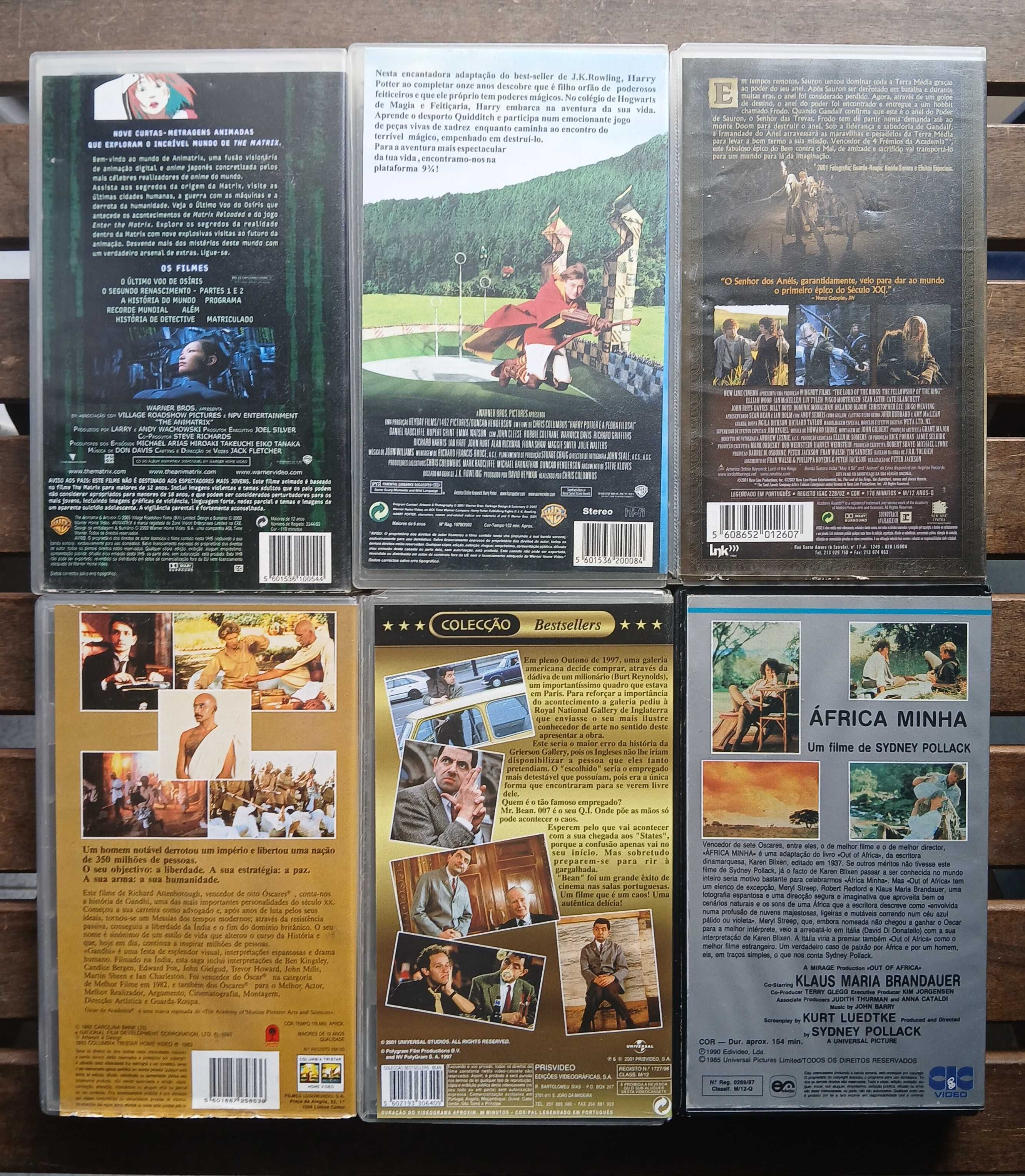 12 Cassetes VHS Variadas