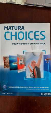 Matura Choices pre-intermediate student's book, Pearson