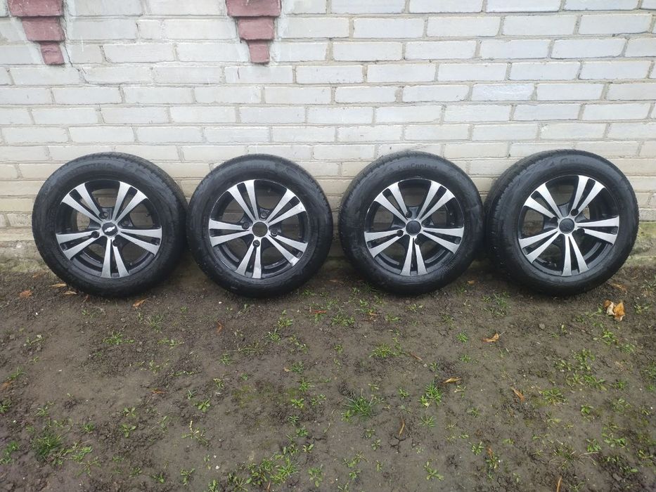 Диски легкосплавні з резиною