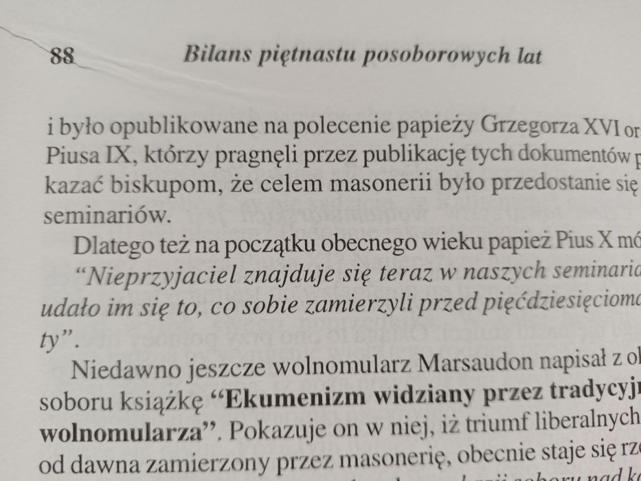 Kościół przesiąknięty modernizmem Marcel Lefebvre