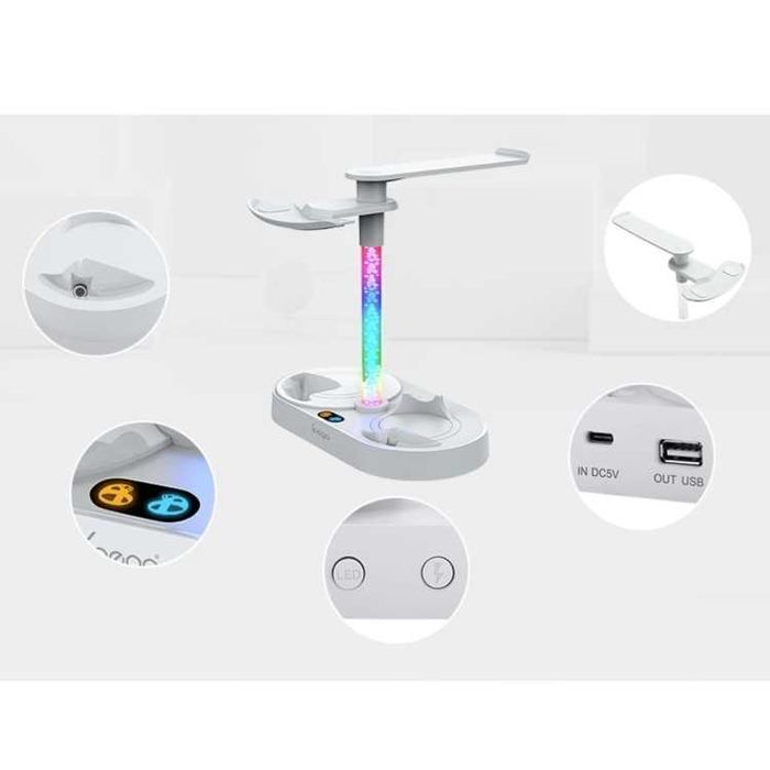 Stacja ładująca iPega P5V001 do Sony PlayStation PSVR2 i VR2 Sense