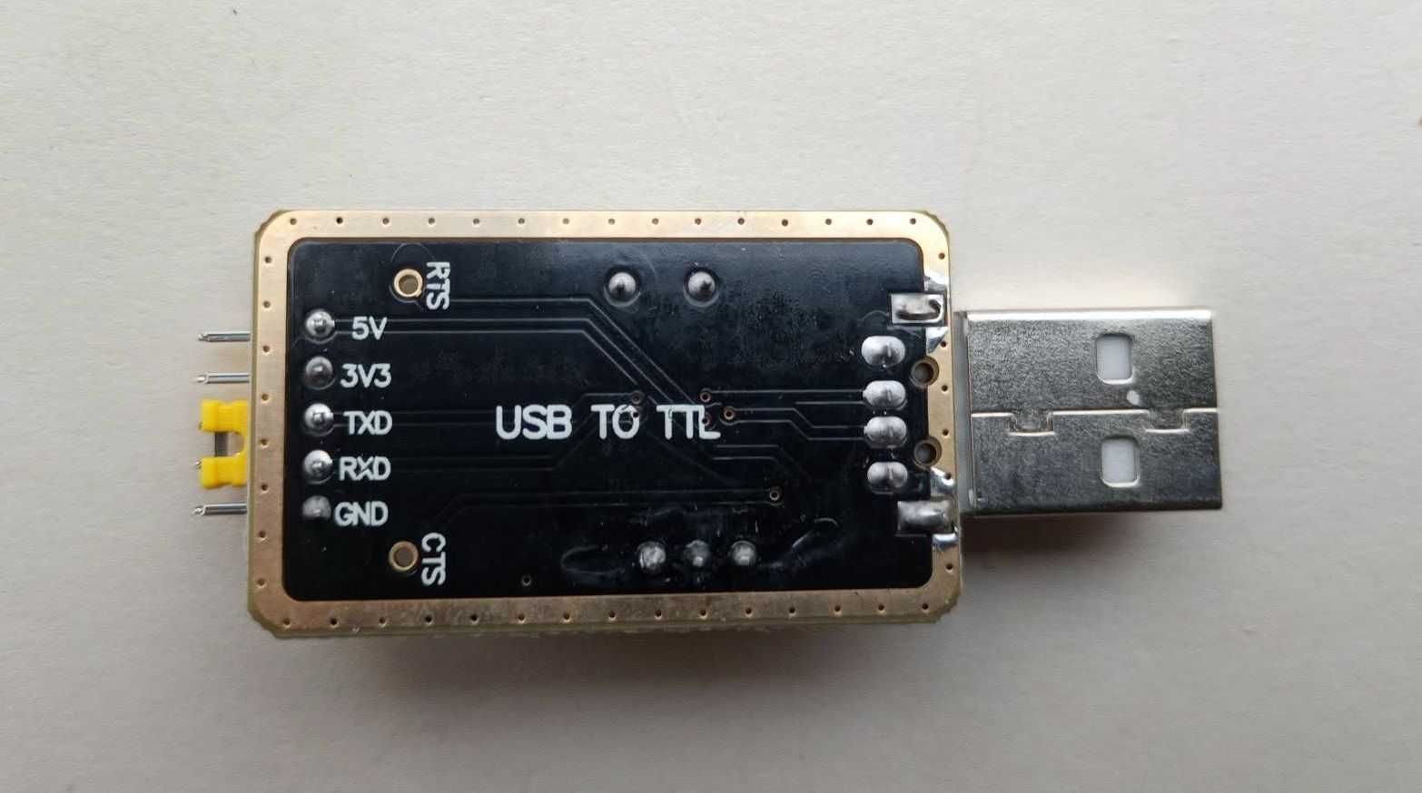 Переходник СН340G UART TTL USB 2.0 скорость до 2 МБит питание 3 / 5 В