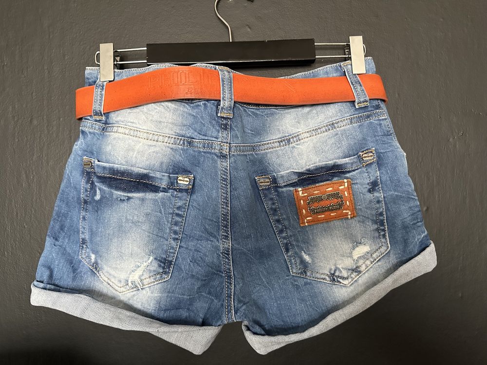 Krotkie spodenki jeansowe Philipp Plein W29