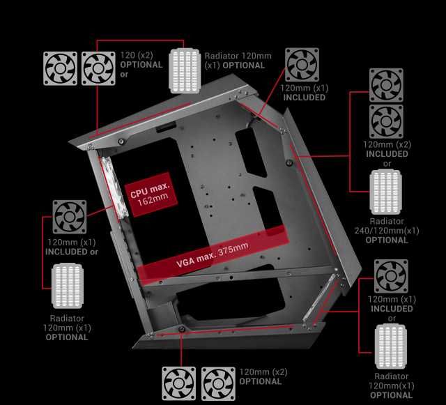 Корпус ПК Mars Gaming MC51