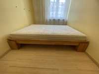 Łóżko 140x200 cm drewno bukowe