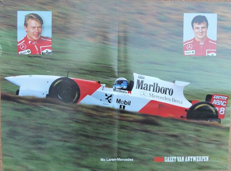 conjunto de Posters de Formula 1 dos anos 90
