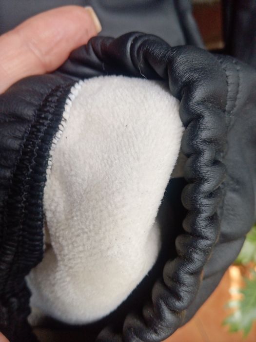 Брюки качеств. кожзам Турция, на утеплителе