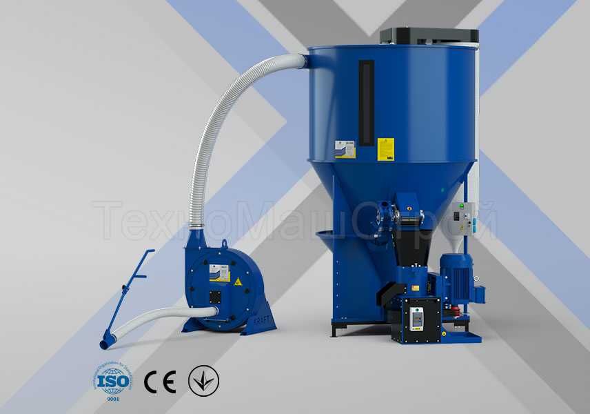 Лінія гранулювання корму BRIKO-1500 (KRAFT-15 + КС -1500 + ОГП-200)