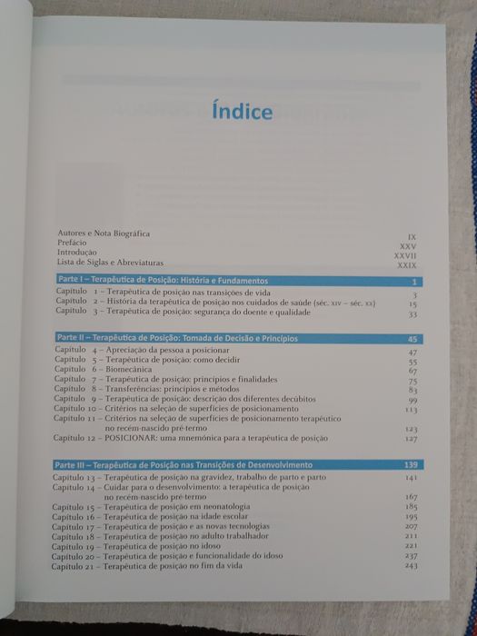 Livro "Terapêutica de Posição, Contributo para um Cuidado de Saúde..."