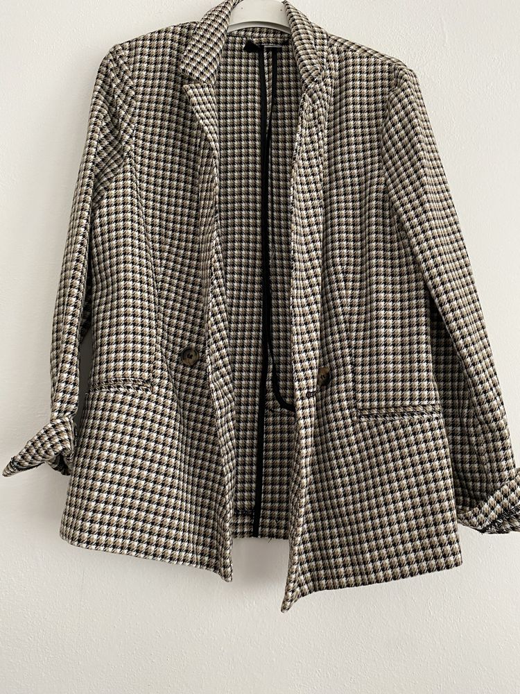 Marynarka H&M w pepitkę Rozmiar XS