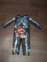 Карнавальный костюм скелет 3-4 года 98-104 хелоуин утренник хэлоуин