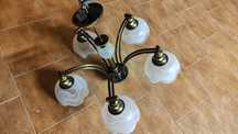 Lampa sufitowa wisząca żyrandol 5 kloszy Jupiter 5-JR5 5xE27