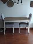 Mesa de sala (1.20mt x 0,70cms] + 2 cadeiras