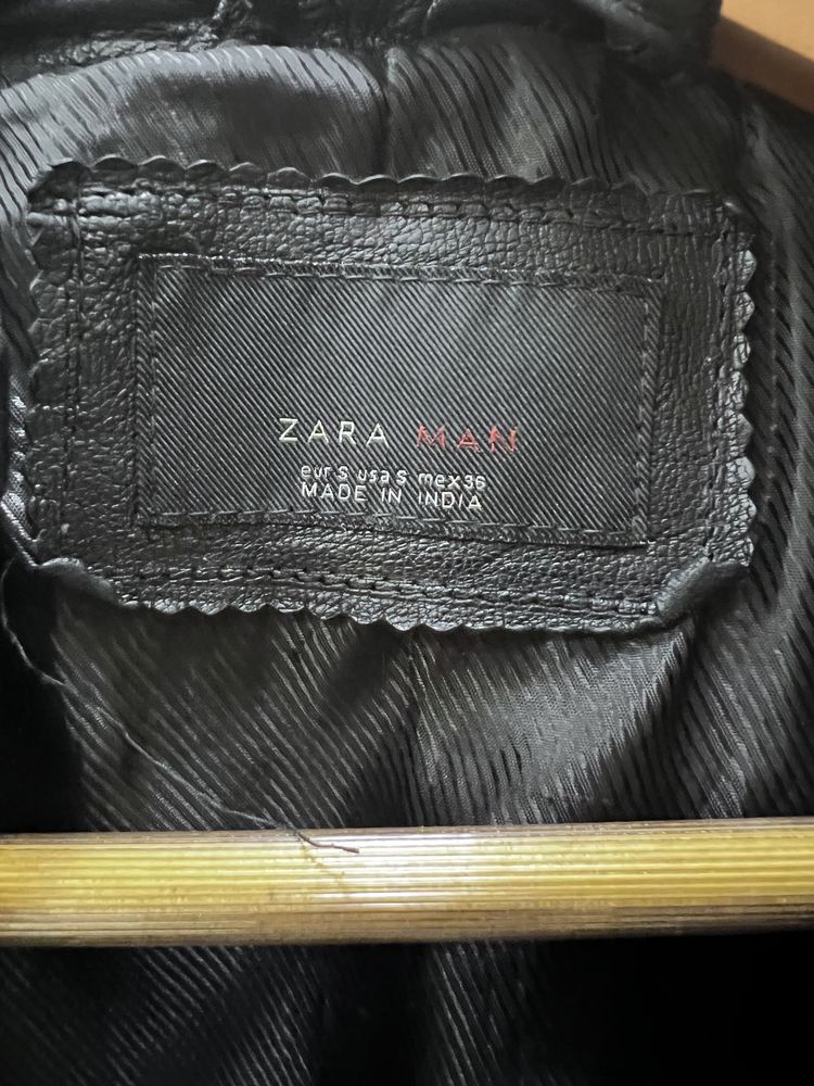 Кожанка zara Man