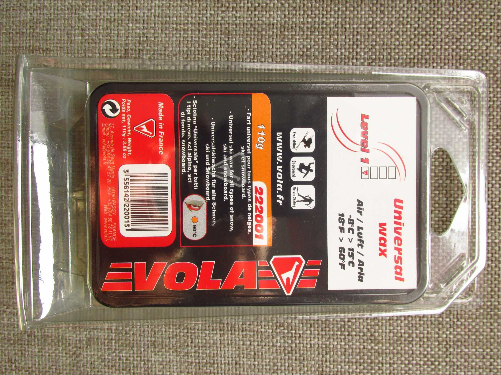 Vola uniwersalny wosk smar do nart snowboardu -8/15 st 110g