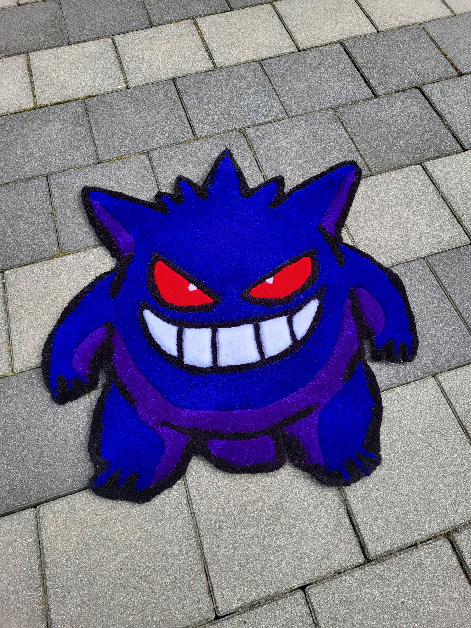 Pokémon Gengar dywan ręcznie robiony