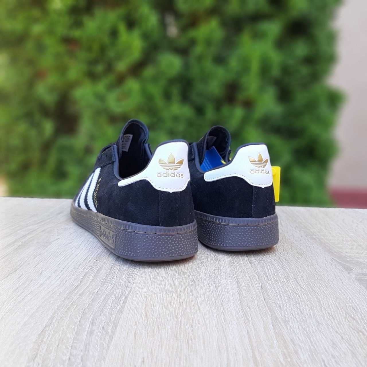 Чоловічі кросівки Adidas Munchen чорні з білим