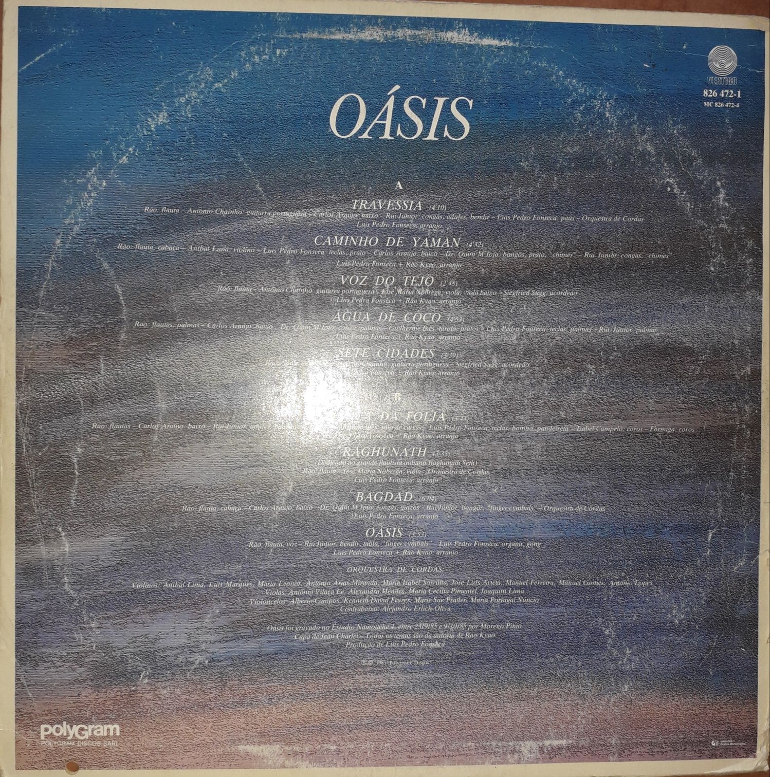 Rão Kyao - Oásis, vinil LP