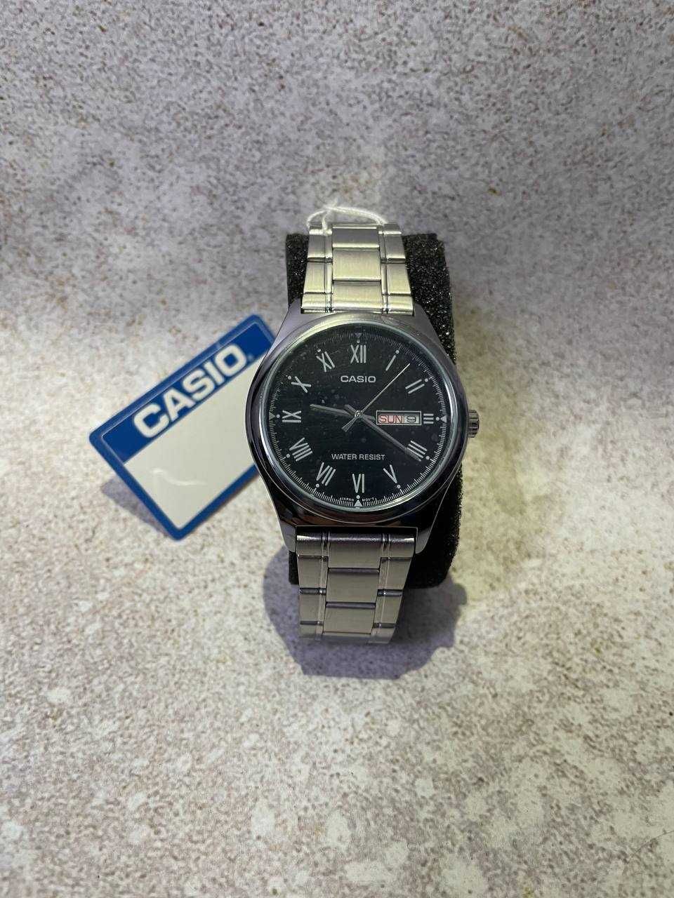 Наручные часы Casio MTP-V006D-1BUDF Серебро\Черный олд мани