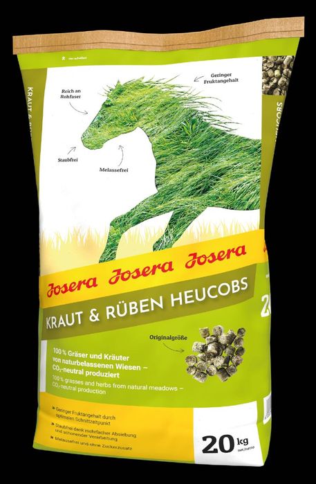 JOSERA Kraut & Rüben Heucobs 20kg - 100% traw i ziół z naturalnych łąk