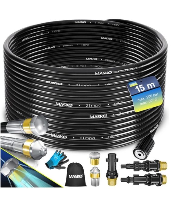 Wąż kanalizacyjny 15 metrów