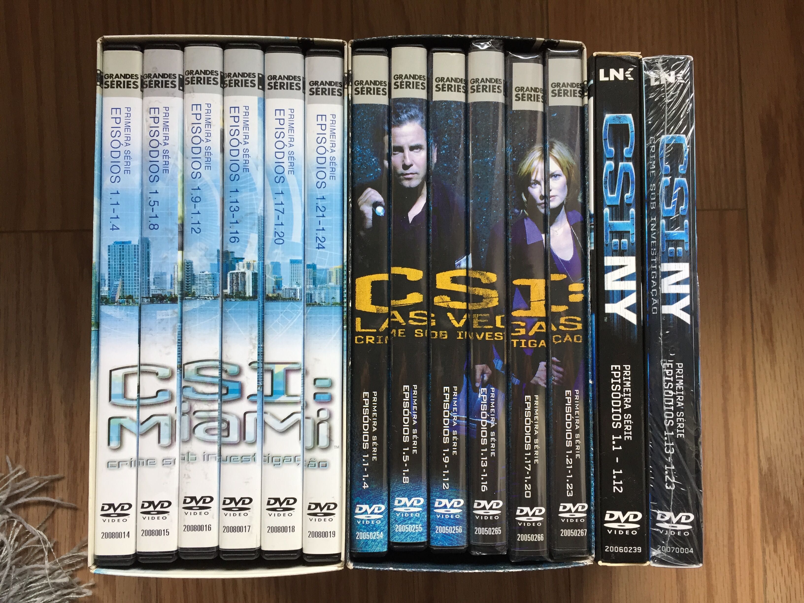 DVD Series CSI Las Vegas / New York / Miami