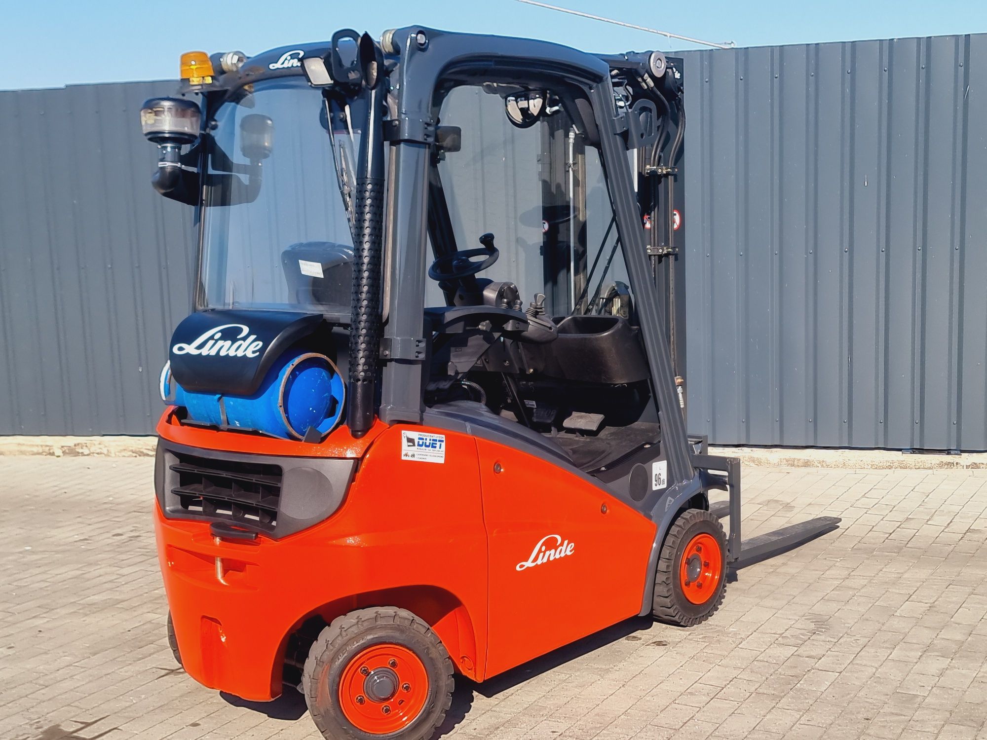Wózek widłowy Linde H16t-01 * 14rok* triplex *wolny skok * 4,6 m/1.6t