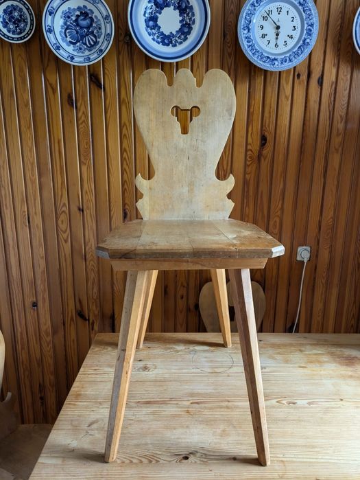 Zestaw cepelia 4 krzesla i stol