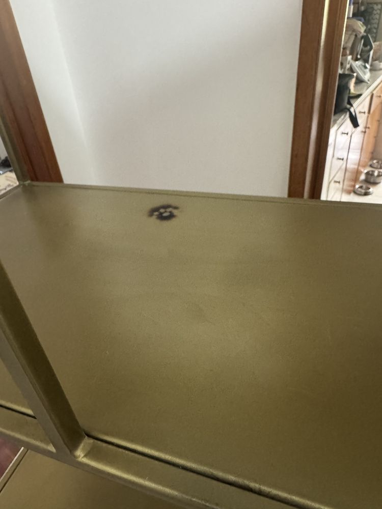 Estante Maison Metal Dourado Classica