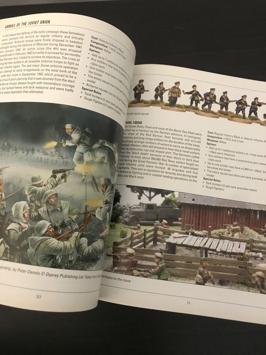 Wargames Bolt Action Soviet Union book livro